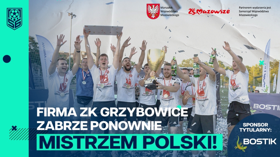 Firma ZK Grzybowice Zabrze ponownie Mistrzem Polski!